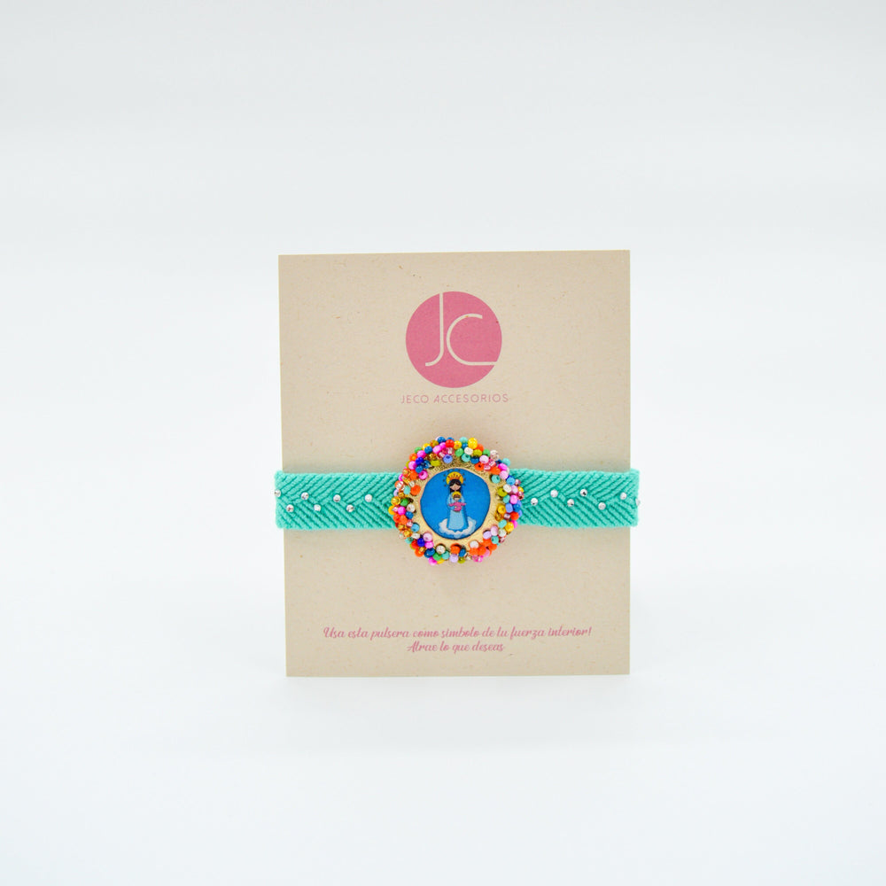 Pulsera virgencita de protección Accesoriosjeco 