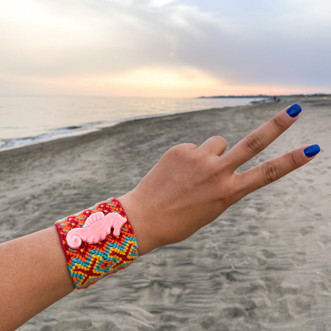 Pulsera caballito rosa Accesoriosjeco 