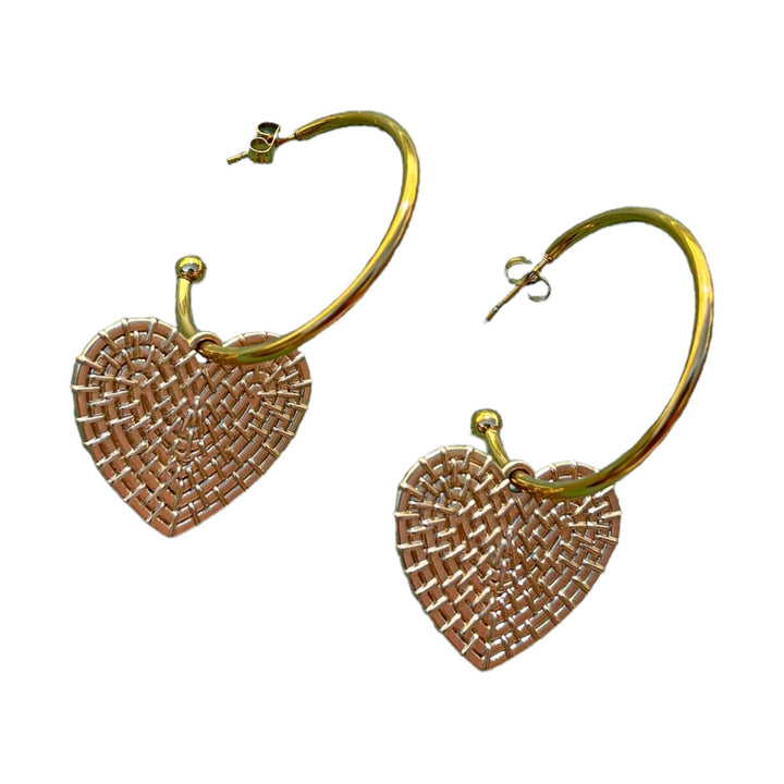 Aretes corazón Accesoriosjeco 