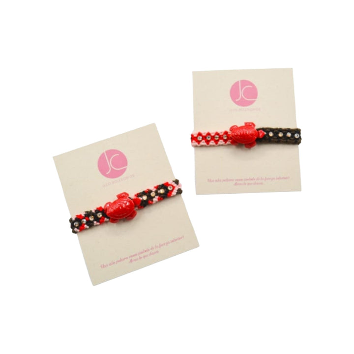 Pulsera tortuga roja Accesoriosjeco 