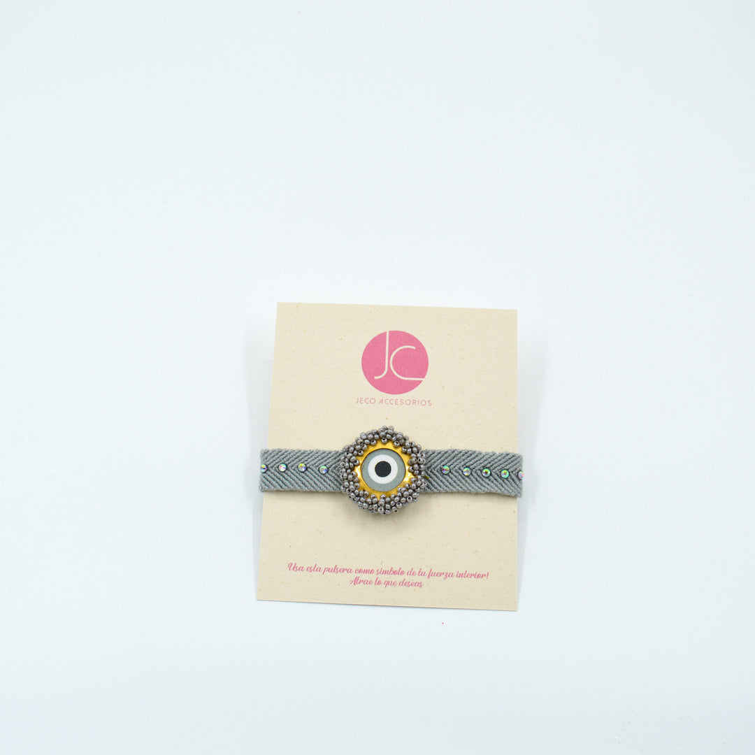 Pulsera ojo protección gris Accesoriosjeco 