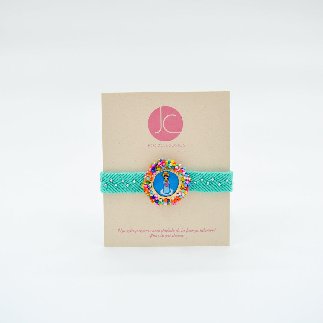 Pulsera virgencita de protección Accesoriosjeco 